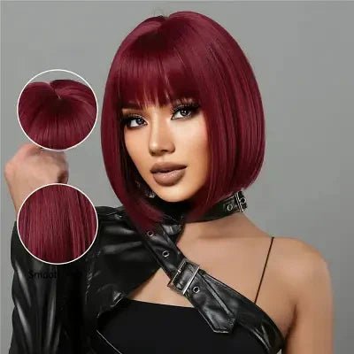 Perruque - ShortWineWigs™ - Coiffure Enchanté