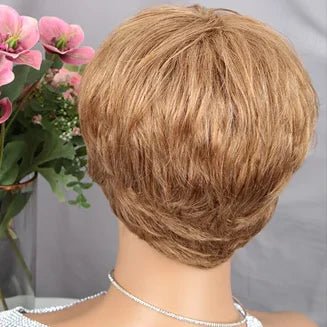 Perruque - PixieGlam™ - Chatain - Coiffure Enchanté