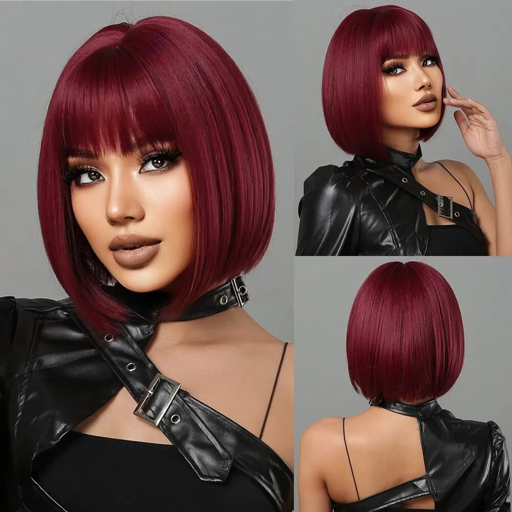 Perruque - ShortWineWigs™ - Coiffure Enchanté