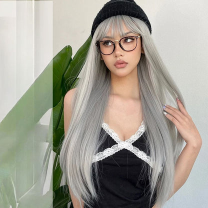 Perruque - SyntheticHairWig™ - Gris Cendré - Coiffure Enchanté