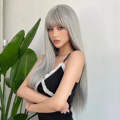 Perruque - SyntheticHairWig™ - Gris Cendré - Coiffure Enchanté