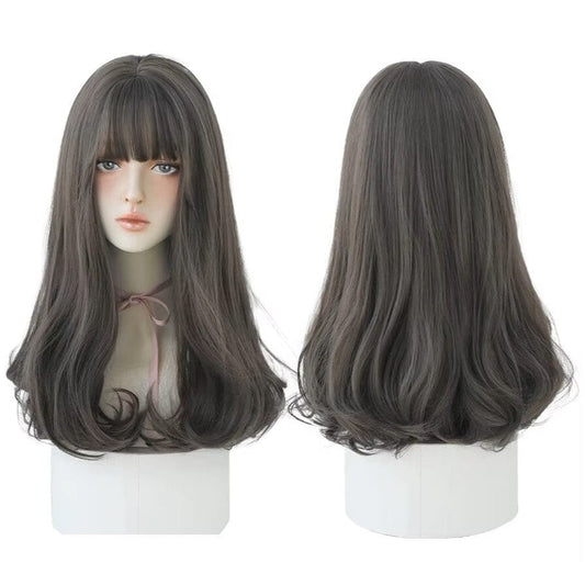 Perruque - VelvetCurl™ - Brun Cendré - Coiffure Enchanté