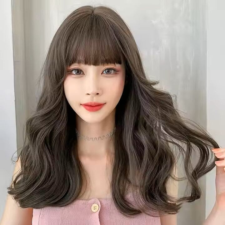Perruque - VelvetCurl™ - Brun Cendré - Coiffure Enchanté