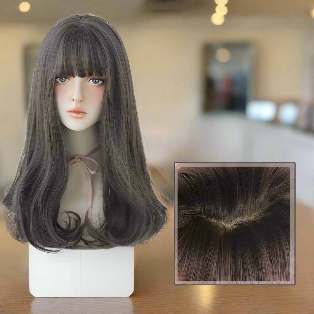 Perruque - VelvetCurl™ - Brun Cendré - Coiffure Enchanté